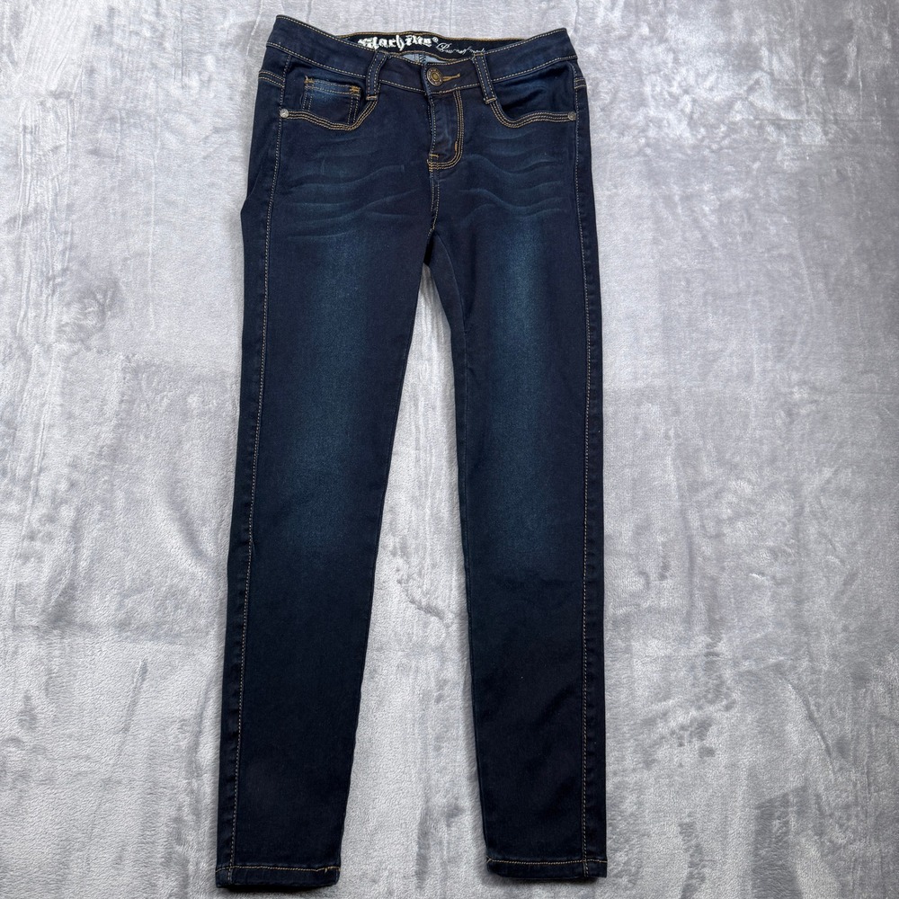 Machine Jeans Womens Size 27‎ Pour Neuf Mode Skinny Dark Wash Stretch Denim